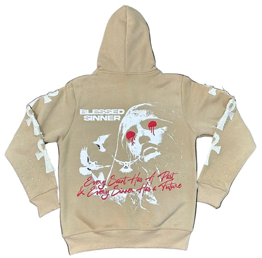Pina Colada long sleeve zip up hoodie - Blessed Sinner