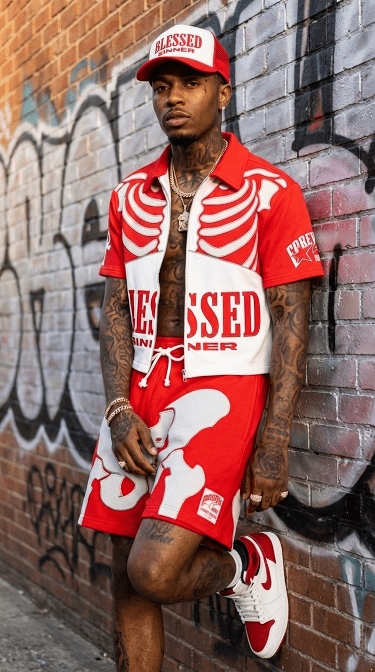 Blessed Sinner Bone Collection — Red Set - Blessed Sinner