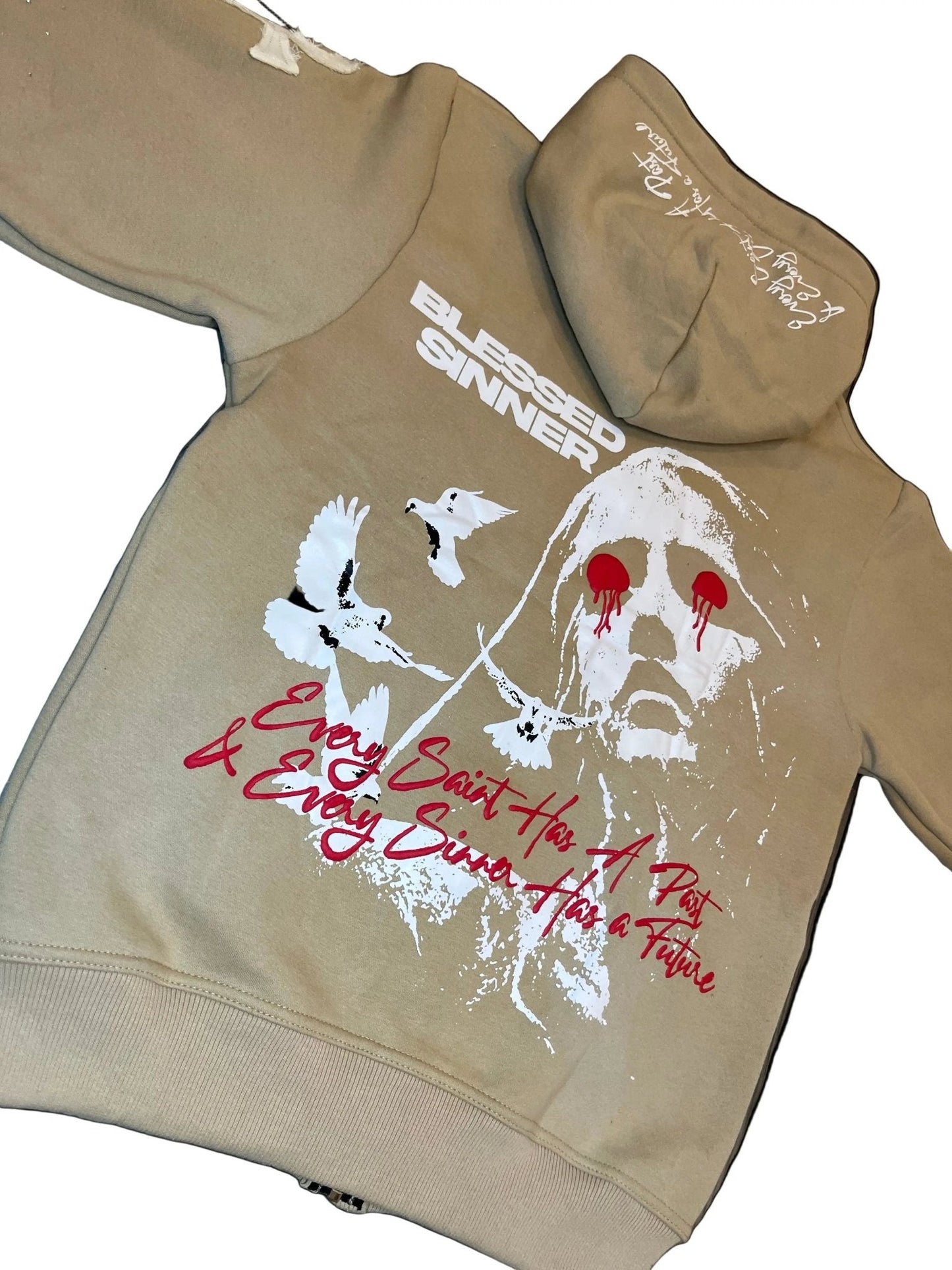 Pina Colada long sleeve zip up hoodie - Blessed Sinner Shop