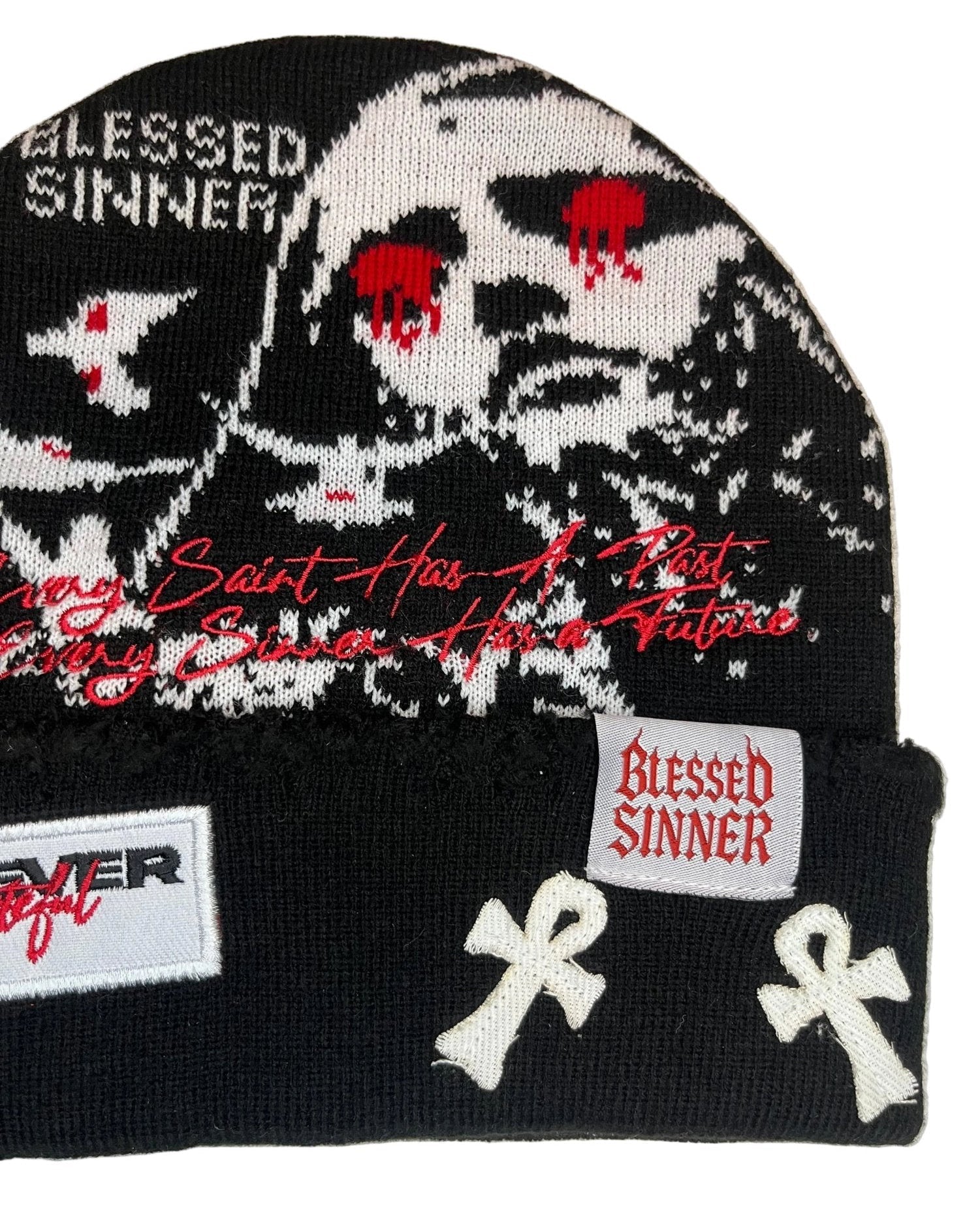Blessed Sinner Beanie - Unisex Fashion Cozy Winter Wear - Blessed Sinner Shop