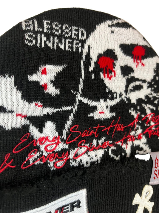 Blessed Sinner Beanie - Unisex Fashion Cozy Winter Wear - Blessed Sinner