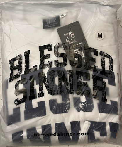 Rhinestones Fleece Shorts — Navy/Orange - Blessed Sinner