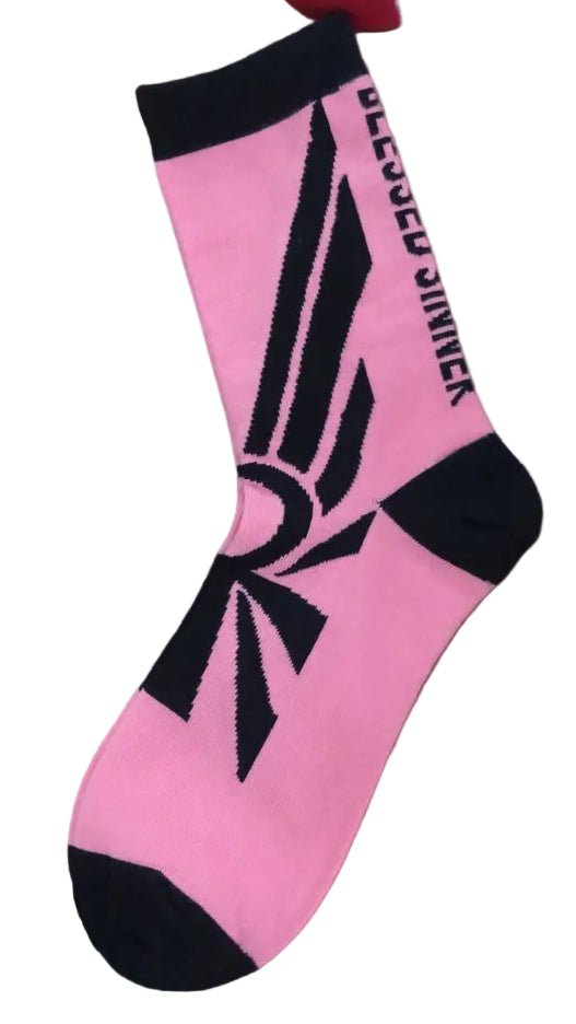 Blessed Sinner Ankh Crew Socks - Blessed Sinner