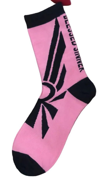 Blessed Sinner Ankh Crew Socks - Blessed Sinner