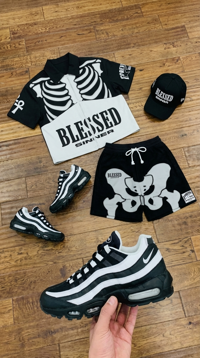 Blessed Sinner Bone Collection — Black Set