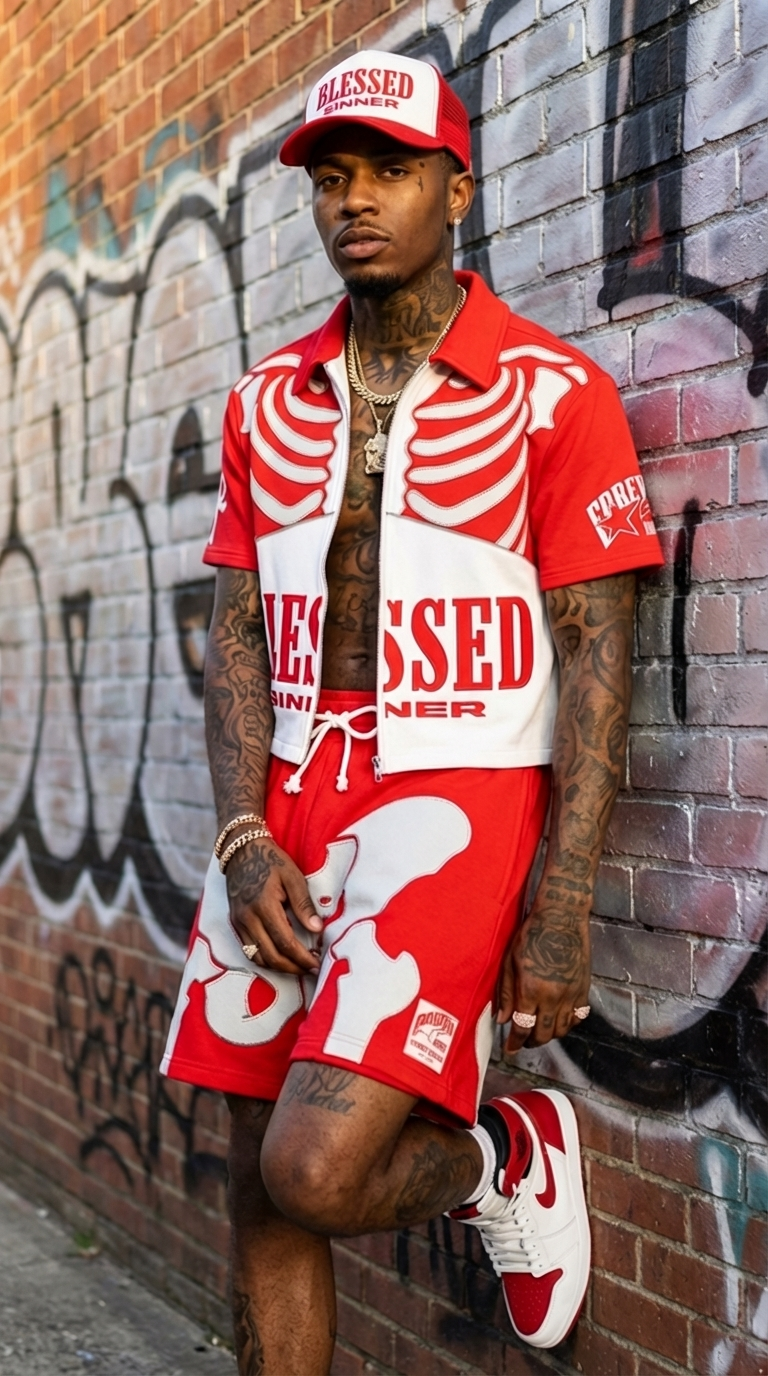 Blessed Sinner Bone Collection — Red Set