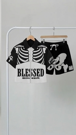 Blessed Sinner Bone Collection — Black Set